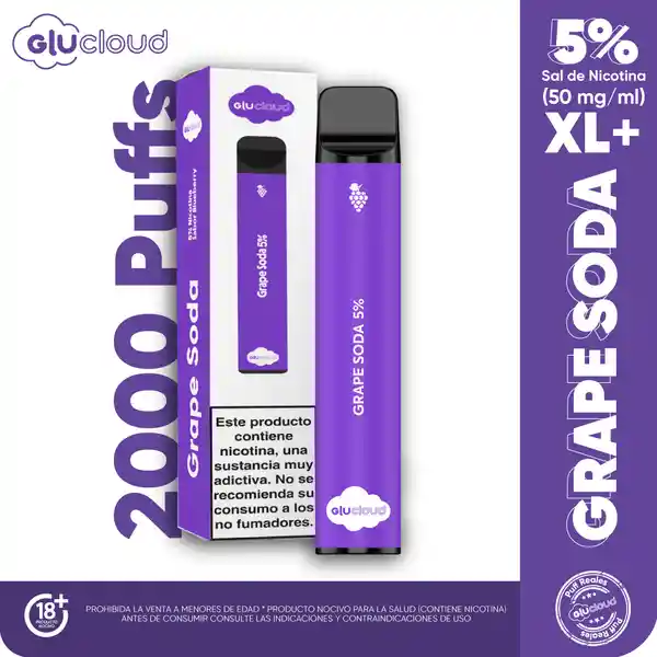 Glucloud Vaporizador XL Grape Soda