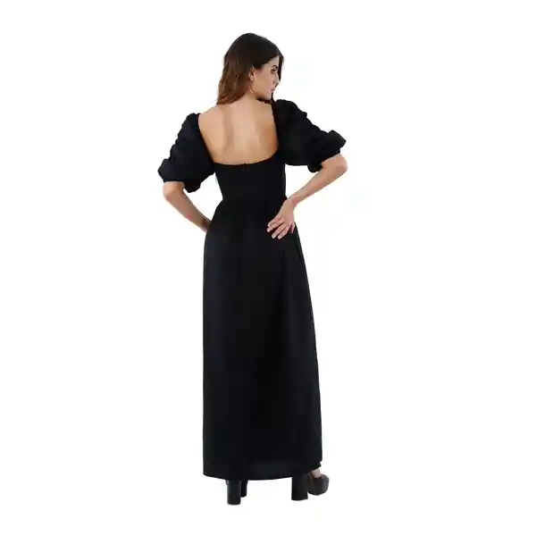 Vestido Largo Vivien Negro Talla S