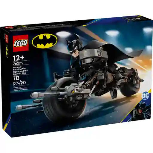 Set Construcción Figura Construir: Batman y Moto Bat-Pod Lego