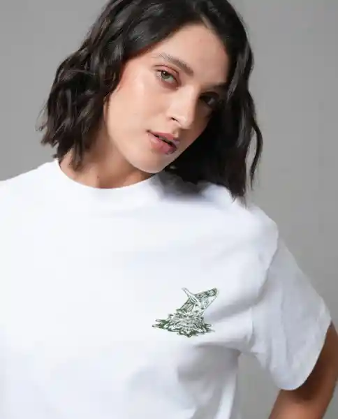 Camiseta Mujer Blanco XL 203G002_BLA110601 Rifle