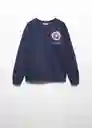 Sudadera America Niños Navy Talla 10 Mango