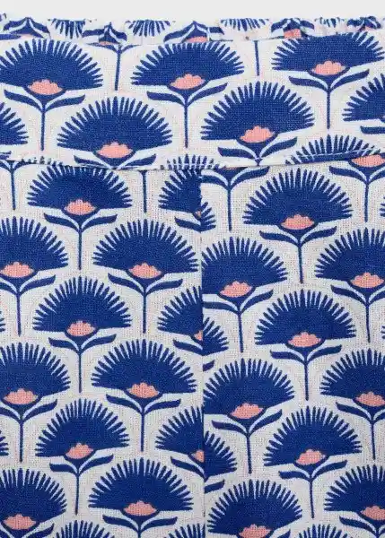 Short Kotao Azul Talla 06 Niñas Mango