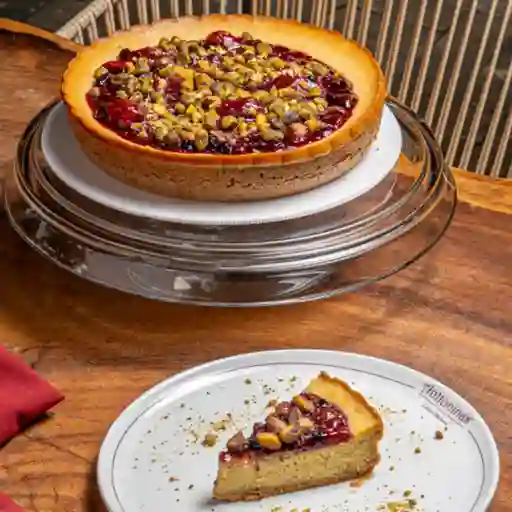 Cheesecake pistacho/frutos del bosque