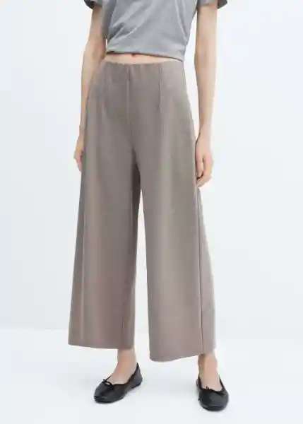 Pantalón Marti Topo Talla S Mujer Mango