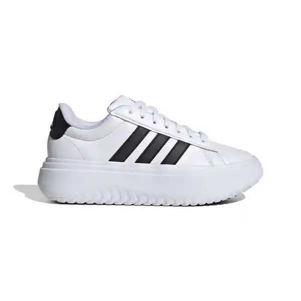 Adidas Zapatos Grand Court Platform Para Mujer Blanco Talla 7