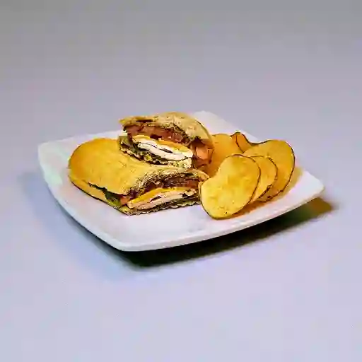 Sándwich de Pollo Al Pesto