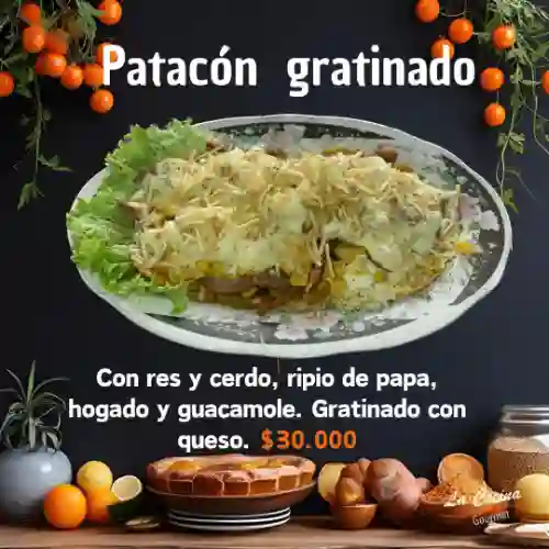 Patacón Gratinado