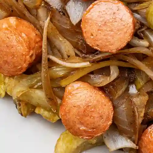 Salchipapa Especial