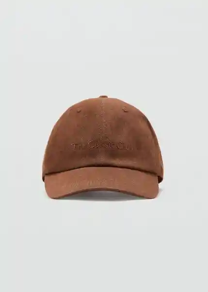 Gorra Monaco Marrón Talla 99 Mujer Mango