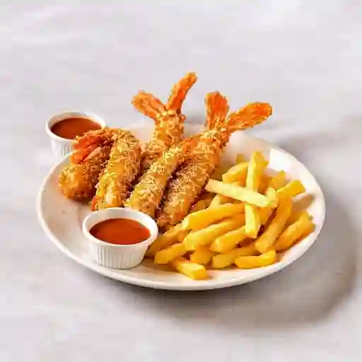 Langostinos Parmesanos