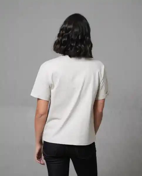 Camiseta Mujer Beige M 200G000_BEI130607 Rifle