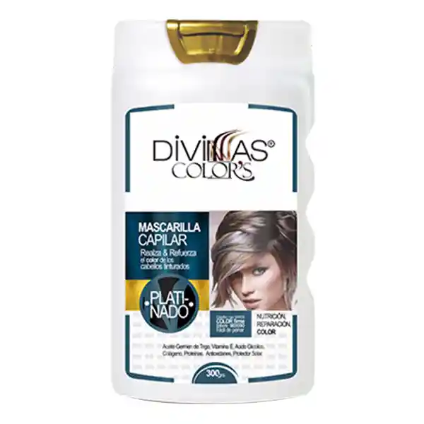 Divinas Mascarilla Platinado 300 g