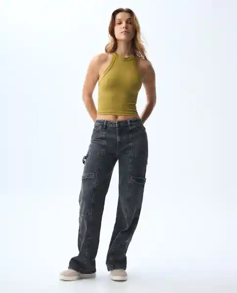 Camiseta Mujer Verde Talla M 601G011_VER170836 Americanino