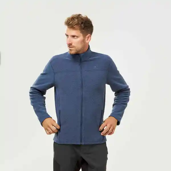 Quechua Saco Polar de Senderismo Para Hombre Azul Talla L