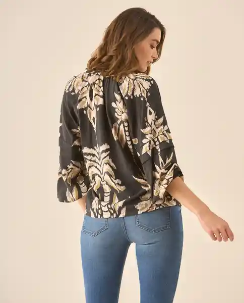 Camisa Negro Jaguar Ultraoscuro Talla XS 613G096 Esprit