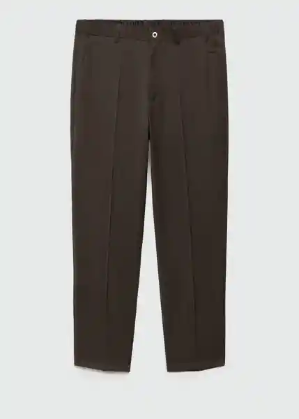 Pantalón Olimpia Marron Talla 38 Hombre Mango