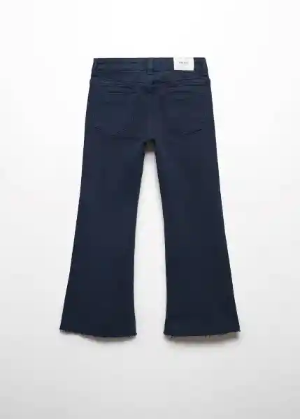 Jean Flare 6 Navy Talla 08 Niñas Mango