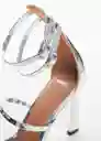 Zapatos Cala Plata Talla 38 Mujer Mango