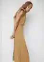 Vestido Ponsa-W Camel Talla L Mujer Mango