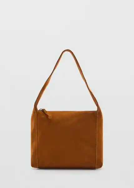 Bolso M Pirámide Cuero Talla 99 Mujer Mango