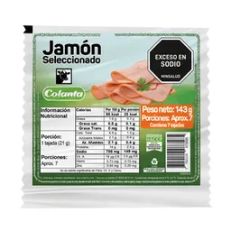 Jamón Seleccionado Colanta Tajado