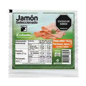 Jamón Seleccionado Colanta Tajado