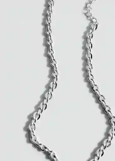Collar Jolie Plata Talla 99 Mujer Mango