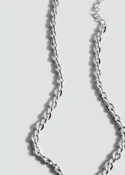 Collar Jolie Plata Talla 99 Mujer Mango