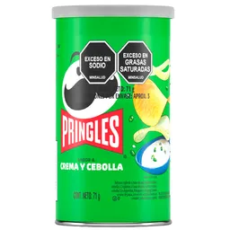 Pringles Papas con Sabor Crema de Cebolla
