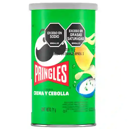 Pringles Papas con Sabor Crema de Cebolla