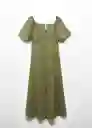 Vestido Red3 Khaki Talla M Mujer Mango