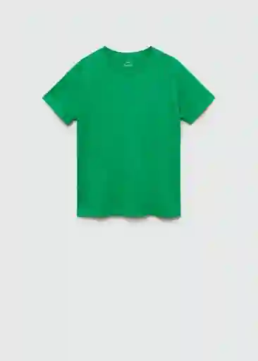 Camiseta Chalaca Verde Talla L Mujer Mango