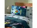 Almohadón Estampado Cordero Carro Azul Casaideas