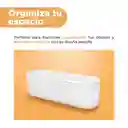 Organizador Plástico Transparente Sin Tapa Serie Miniso