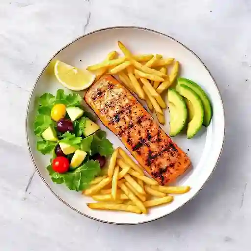 Salmon A La Parrilla 200 Gr.