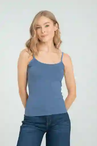 Top Penelope Color Azul Medio Talla S Ragged