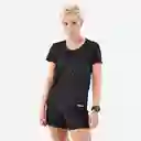 Kalenji Camiseta Transpirable Running 100 Mujer Negro Talla XS