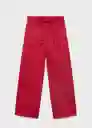 Pantalón Lupe Rojo Talla L Mujer Mango