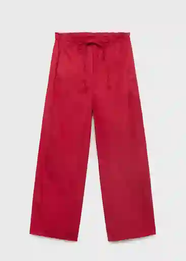 Pantalón Lupe Rojo Talla L Mujer Mango