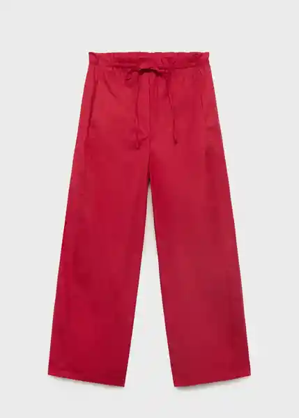Pantalón Lupe Rojo Talla L Mujer Mango