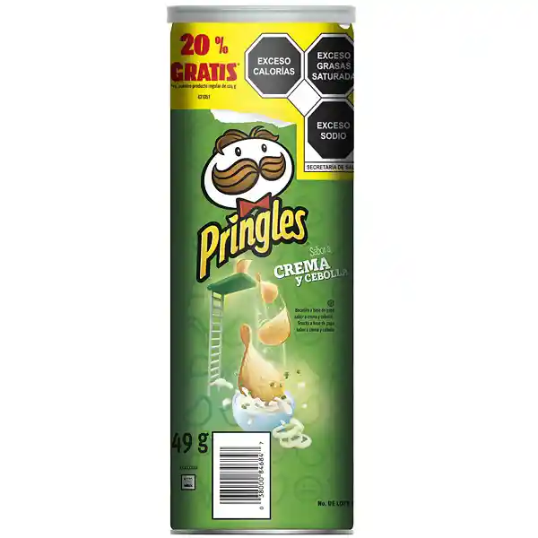 Pringles Crema Extracontenido