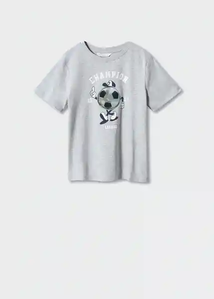 Camiseta Catchmc Gris Medio Vigoré Talla 06 Niños Mango