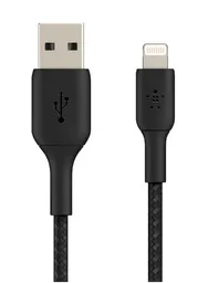 Belkin Cable Boost Charge Braided Usb-A a Lightning Negro