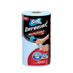 Duramax Toalla de Papel Reutilizable Azul Rollo 50 Hojas