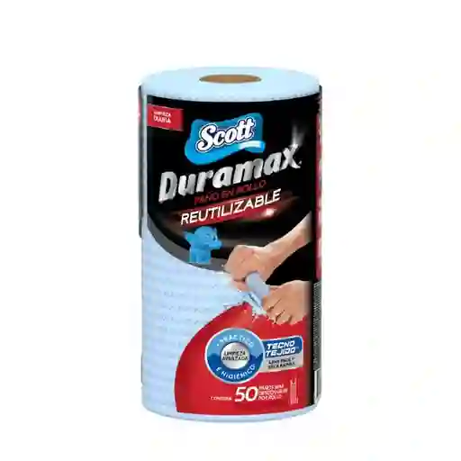Duramax Toalla de Papel Reutilizable Azul Rollo 50 Hojas