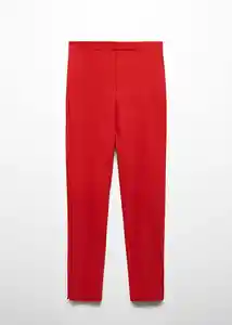 Pantalón Malu5-H Rojo Talla 34 Mujer Mango