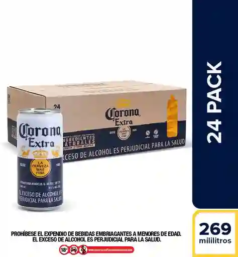 Corona Pack Cerveza 269 mL x 24 Und