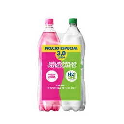 H2O! Gaseosa + Gaseosa Manzana