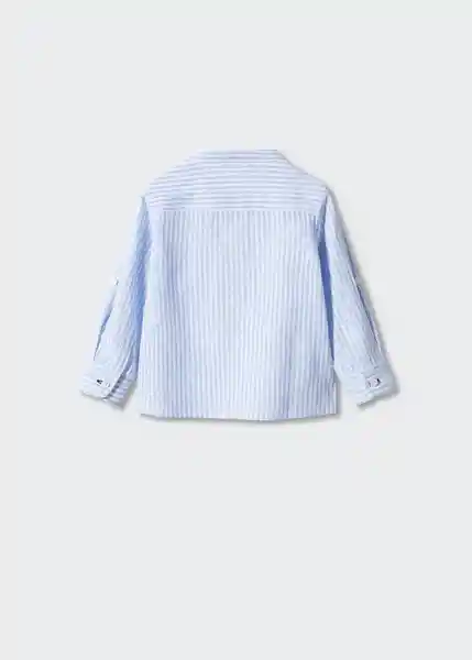 Camisa Formb Celeste Talla 71 Niños Mango