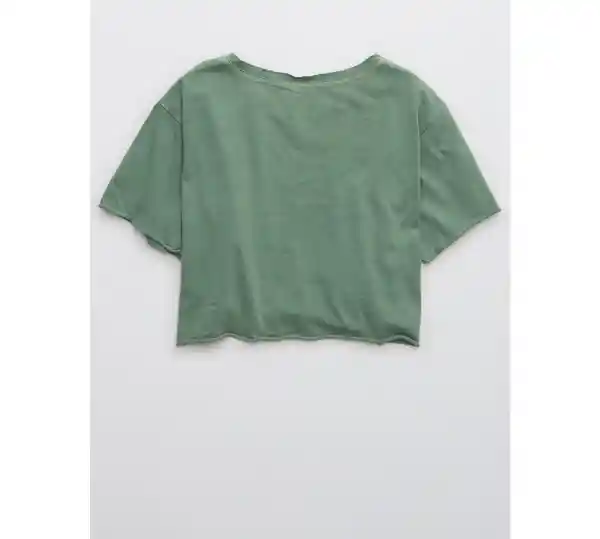 American Eagle Camiseta Offline S/S Tops Verde Hoja 400344300666